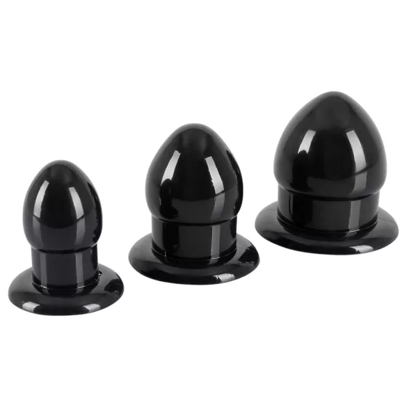 You2Toys - Stretching Plug Kit - ensemble de plugs anaux - 3 pièces (noir)