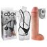 King Cock Strap-on 11 - Dildo creux avec harnais (28 cm)