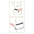 Harnais Strap-on 9 - Dildo amovible (naturel)