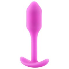 b-vibe Snug Plug 1 - plug anal à poids interne (55g) - rose