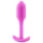 b-Vibe Snug Plug 1 - plug anal avec poids interne (55 g, rose)