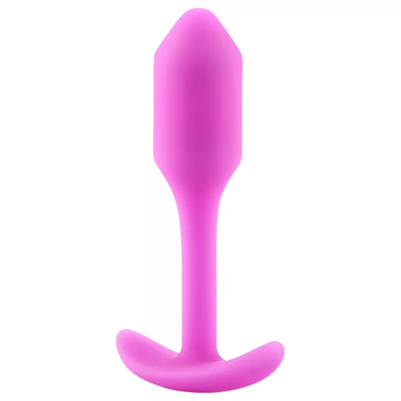 b-Vibe Snug Plug 1 - plug anal avec poids interne (55 g, rose)
