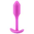 b-Vibe Snug Plug 1 - plug anal avec poids interne (55 g, rose)