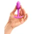 b-Vibe Snug Plug 1 - plug anal avec poids interne (55 g, rose)
