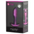 b-Vibe Snug Plug 1 - plug anal avec poids interne (55 g, rose)