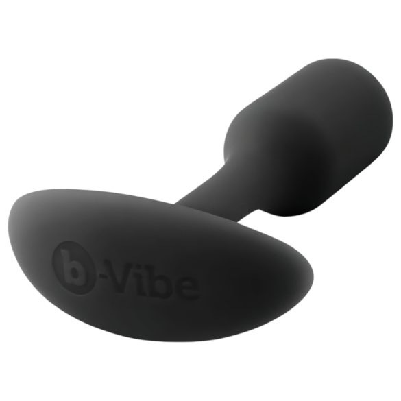 b-vibe Snug Plug 1 - plug anal lesté (55g) - noir
