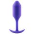 b-vibe Snug Plug 2 - plug anal double boule (114g) - violet