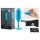 b-vibe Snug Plug 3 - double bouchon anal (180g) - bleu