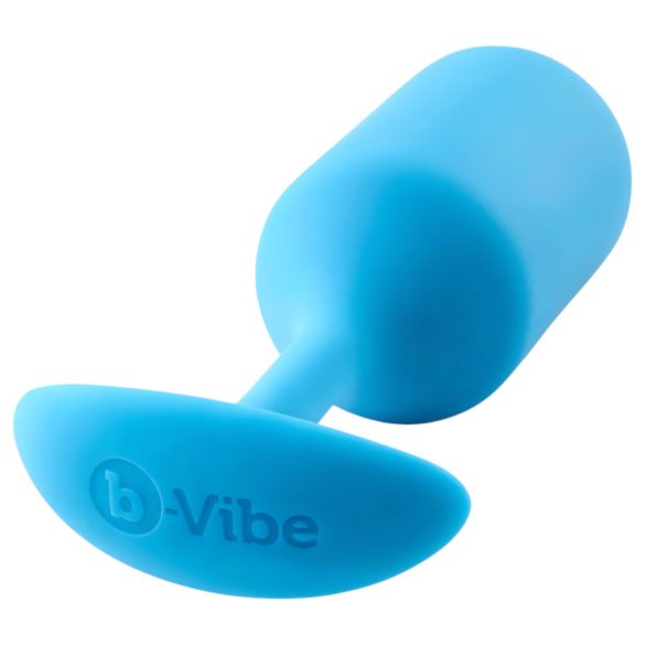 b-vibe - plug anal à boules - 180g - silicone bleu