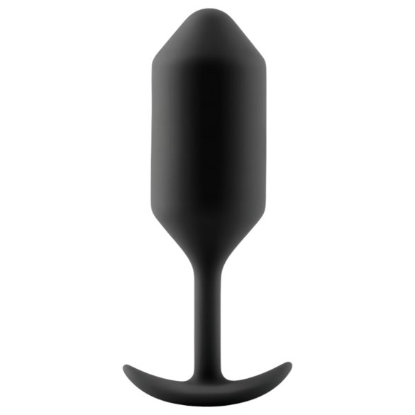 b-vibe - Plug anal à billes double - 180g - silicone noir