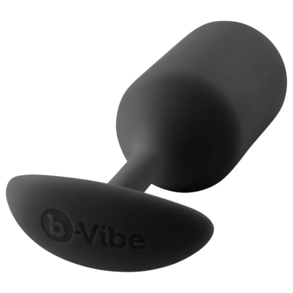 b-vibe - Plug anal à billes double - 180g - silicone noir