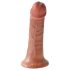 King Cock 6 gode marron (15 cm)
