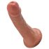 King Cock 6 gode marron (15 cm)
