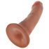 King Cock 6 gode marron (15 cm)