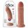 King Cock 8 gode (20 cm) - naturel foncé