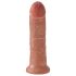 King Cock 8 gode (20 cm) - naturel foncé