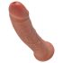 King Cock 8 gode (20 cm) - naturel foncé