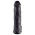 King Cock 12 grand gode à boules (30 cm) - noir