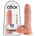Dildo King Cock 20 cm naturel