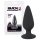 Plug anal Black Velvet - 40g (noir)