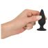 Plug anal Black Velvet - 40g (noir)