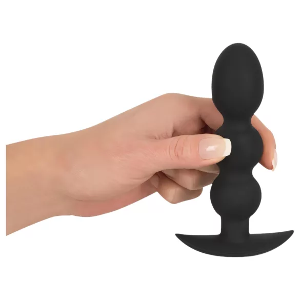 Black Velvets Heavy - plug anal boule 145 g (noir)