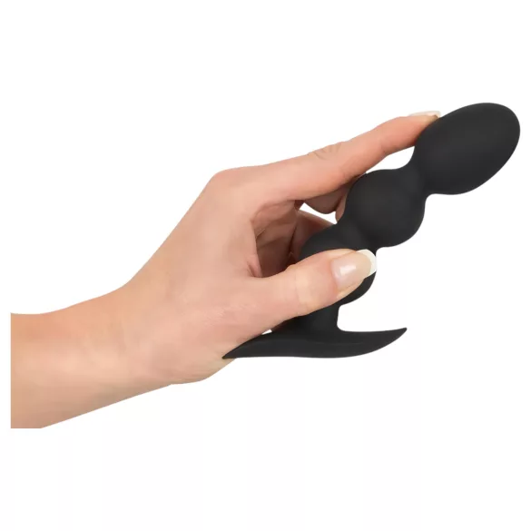 Black Velvets Heavy - plug anal boule 145 g (noir)