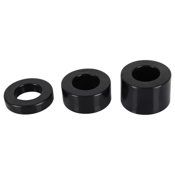 Rebel Ball - cockring et étireur de testicules - silicone noir