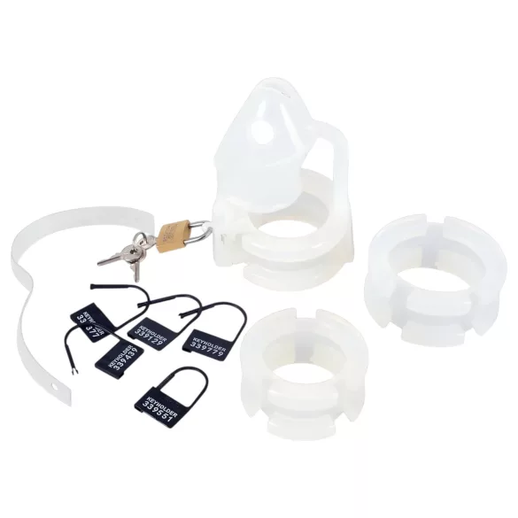 You2Toys - Cage de chasteté pénis - silicone - blanc