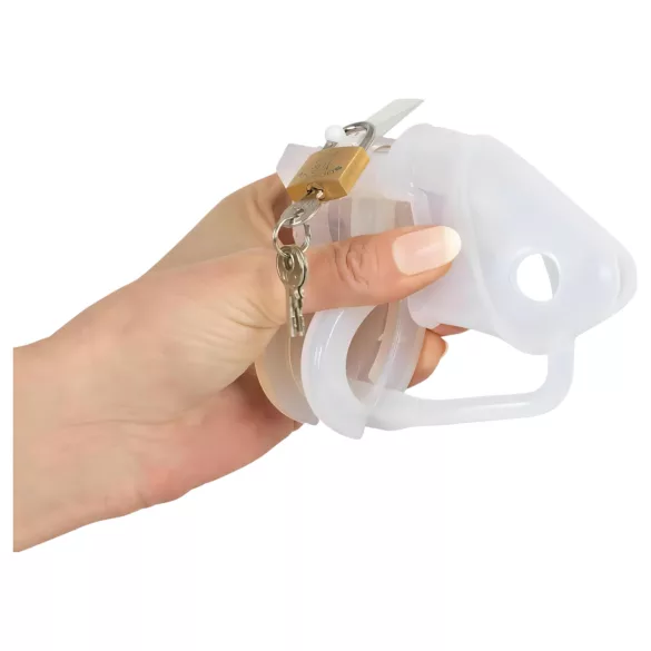 You2Toys - Cage de chasteté pénis - silicone - blanc