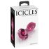 Icicles No. 79 - plug anal en verre conique (rose)