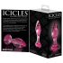 Icicles No. 79 - plug anal en verre conique (rose)