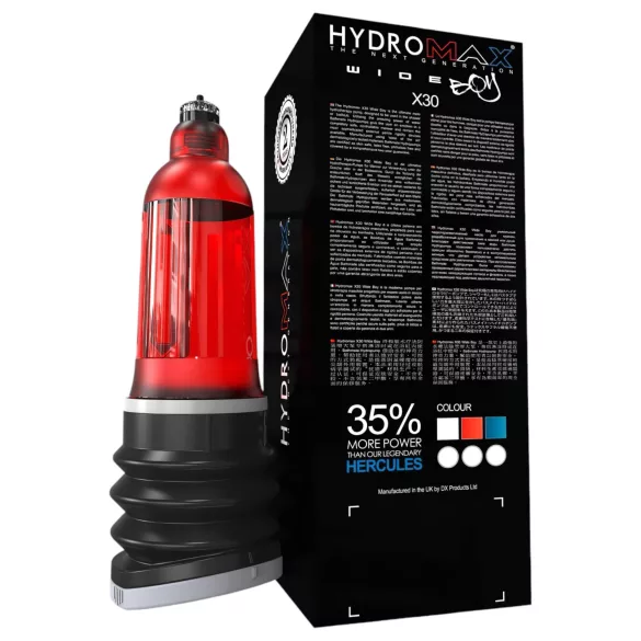 Hydropompe rouge Bathmate Hydromax 7 Large