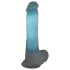 You2Toys Glow in the Dark - ventouse, dildo lumineux (bleu)