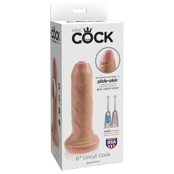 King Cock 6 - dildo réaliste (15 cm) - naturel