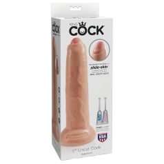King Cock 9 - Dildo réaliste (23 cm) - naturel
