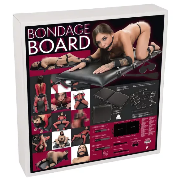 You2Toys - planche de bondage - kit d'attaches portable 13 pièces