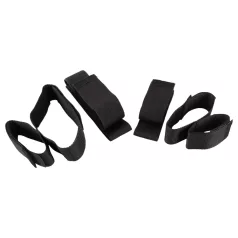 Bad Kitty - set de fixation poignets chevilles - noir