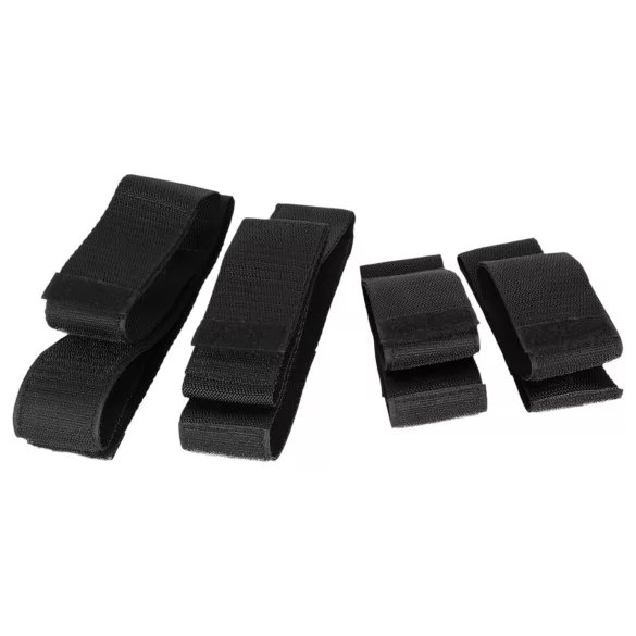 Bad Kitty - set de fixation poignets chevilles - noir