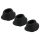 Kit de têtes Womanizer Premium M - noir (3 pièces)