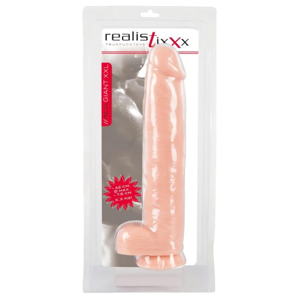 realistixxx Giant 3XL - dildo réaliste (42cm) - naturel