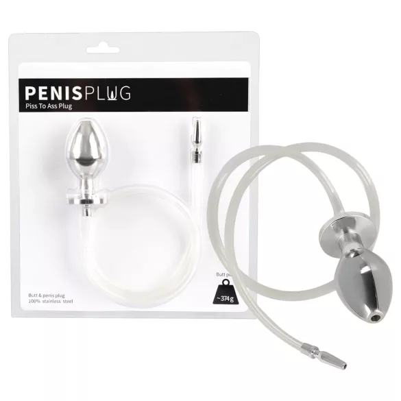 You2Toys - Plug Piss to Ass - plug anal creux avec dilatateur urétral