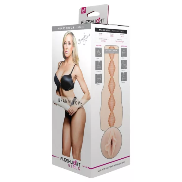 Fleshlight Brandi Love Heartthrobe - masturbateur vaginal réaliste