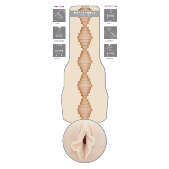 Fleshlight Brandi Love Heartthrobe - masturbateur vaginal réaliste