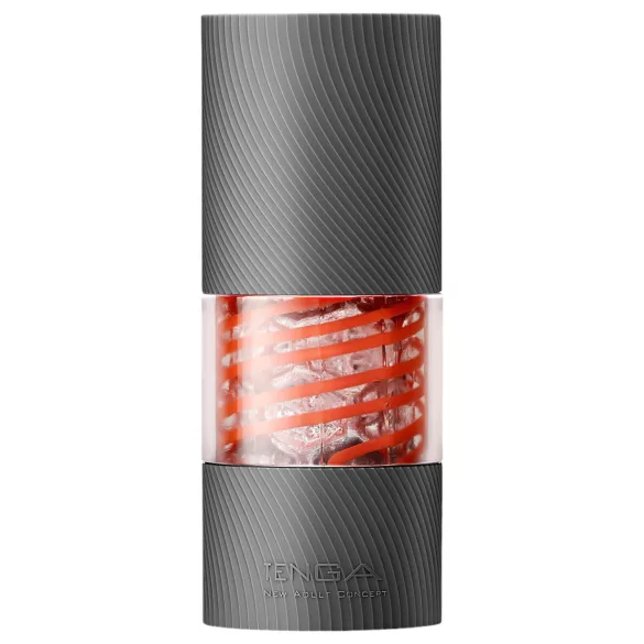 TENGA - masturbateur homme rotatif - texture Hexa - transparent