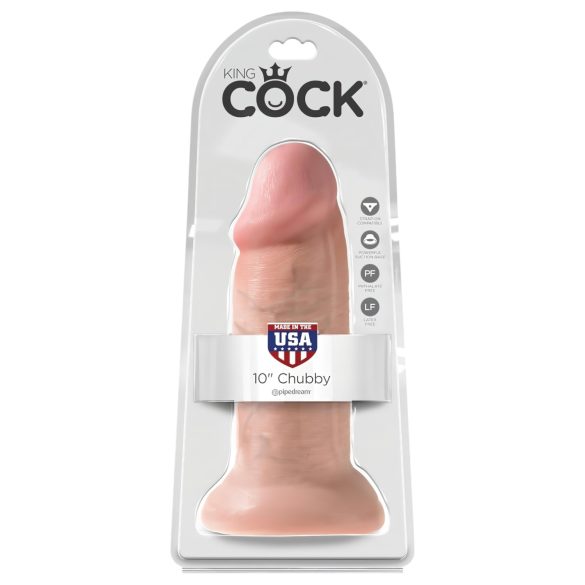 King Cock 10 gode (25cm) - naturel