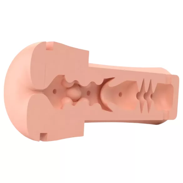 mystim Opus E Anus - masturbateur anal électro - silicone noir naturel