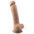 Silexd 7 - dildo ventouse 17,5cm (naturel)