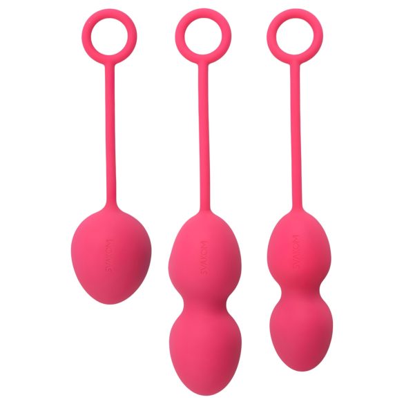 Svakom Nova - Set de boules de geisha 3 pièces (rouge)