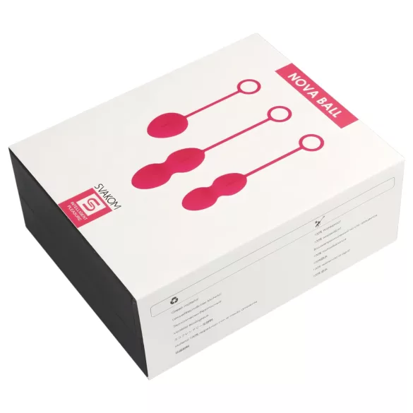 Svakom Nova - Boules de geisha 3 pièces - silicone rouge